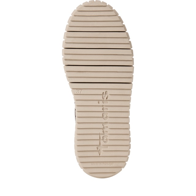 Tamaris Plateausneaker Freizeitschuh, Halbschuh, Schnürschuh mit Eye-Catcher Plateau