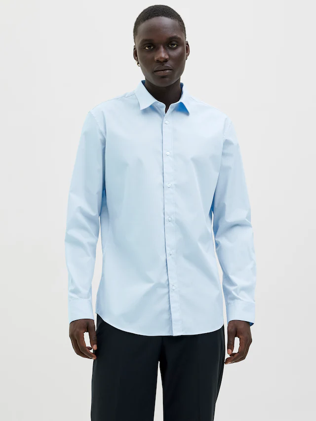 Jack & Jones Langarmhemd »JJJOE SHIRT LS 2 PACK MP«