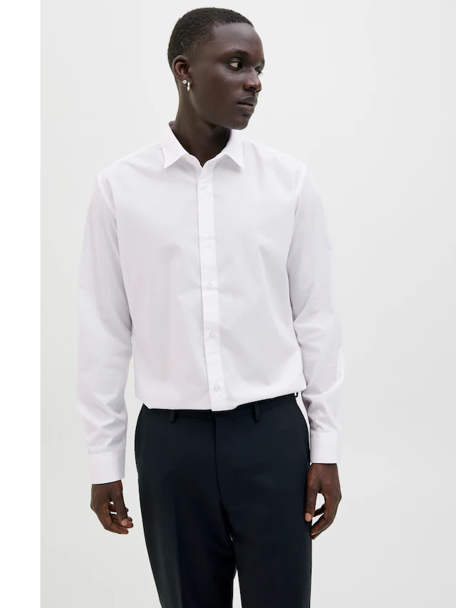 Jack & Jones Langarmhemd »JJJOE SHIRT LS 2 PACK MP«