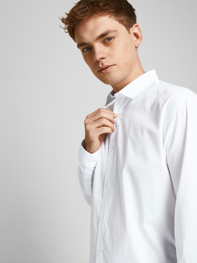 Jack & Jones Langarmhemd »JJJOE SHIRT LS 2 PACK MP«