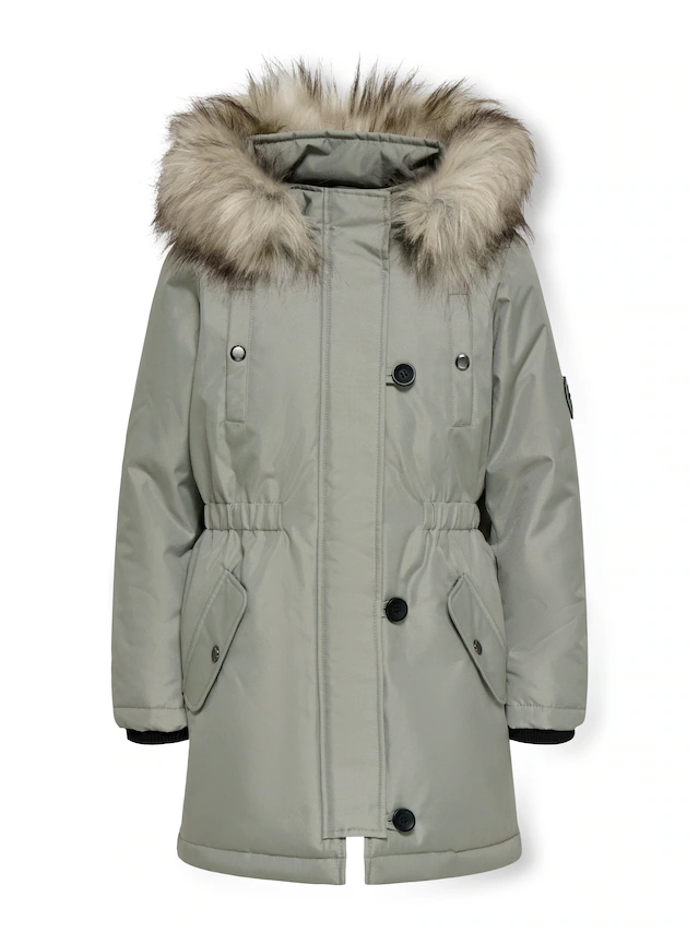 KIDS ONLY Parka »KOGIRIS FUR PARKA OTW NOOS« mit Kapuze Kunstfaser, regular fit