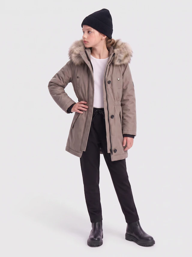 KIDS ONLY Parka »KOGIRIS FUR PARKA OTW NOOS« mit Kapuze Kunstfaser, regular fit