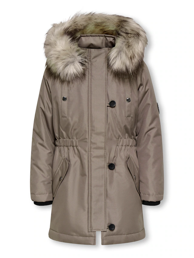 KIDS ONLY Parka »KOGIRIS FUR PARKA OTW NOOS« mit Kapuze Kunstfaser, regular fit