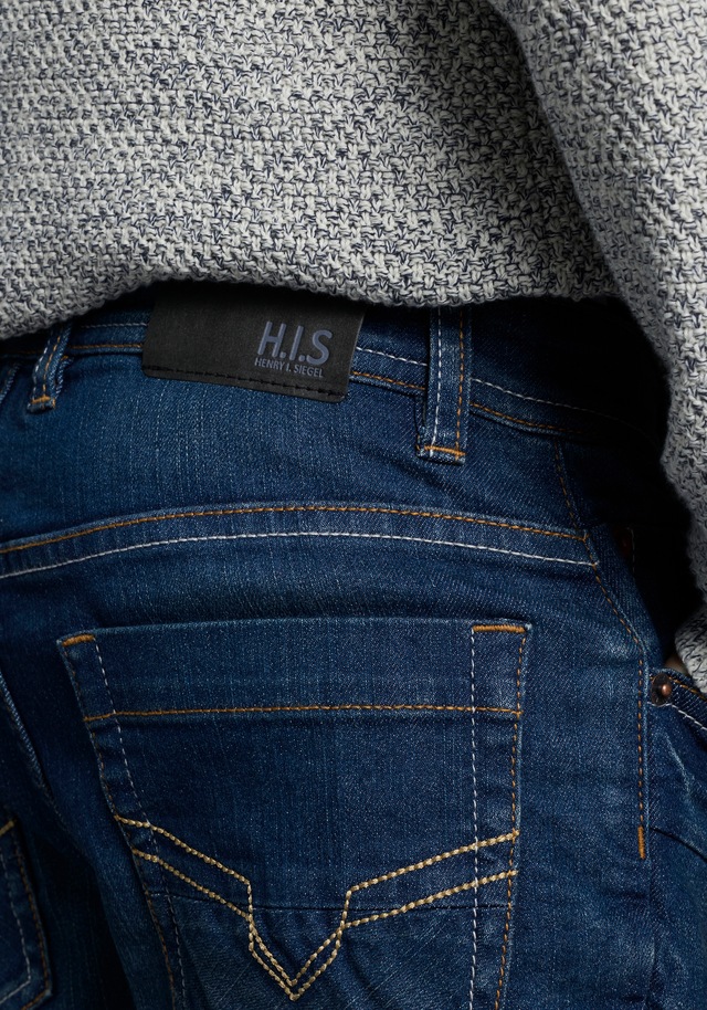 H.I.S Relax-fit-Jeans »H.I.S Stretchjeans in gerader Form für Jungen« Für TEENS. Gerade Jeans in authentischer Waschung
