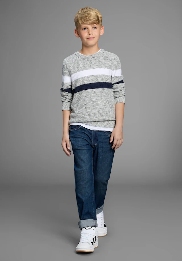 H.I.S Relax-fit-Jeans »H.I.S Stretchjeans in gerader Form für Jungen« Für TEENS. Gerade Jeans in authentischer Waschung