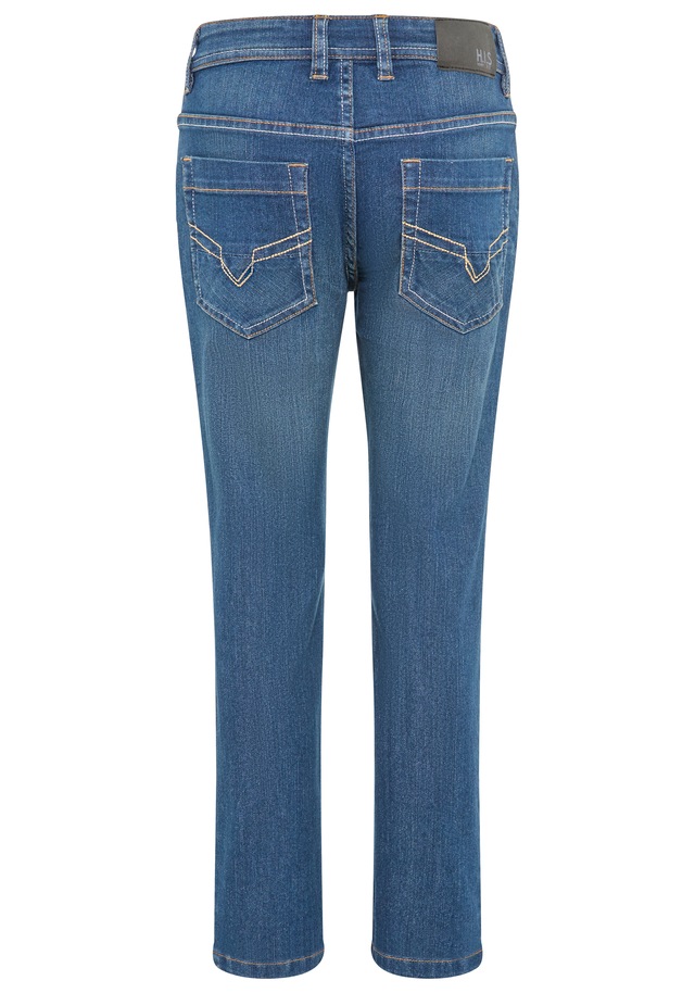 H.I.S Relax-fit-Jeans »H.I.S Stretchjeans in gerader Form für Jungen« Für TEENS. Gerade Jeans in authentischer Waschung