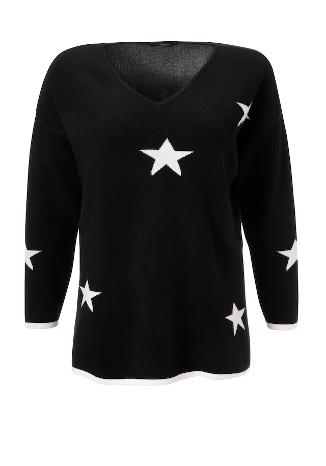 Aniston PLUS Strickpullover Vokuhila - hinten etwas länger geschnitten