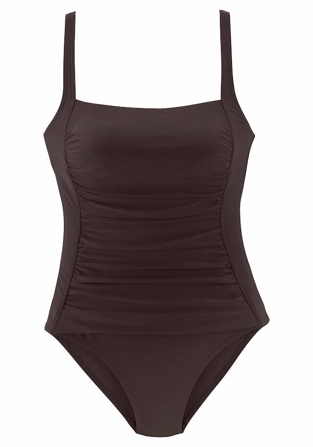 LASCANA Badeanzug mit Raffungen und Shaping-Effekt