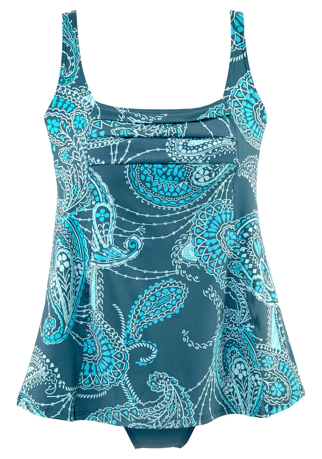 LASCANA Badekleid mit schönem Druck oder unifarben