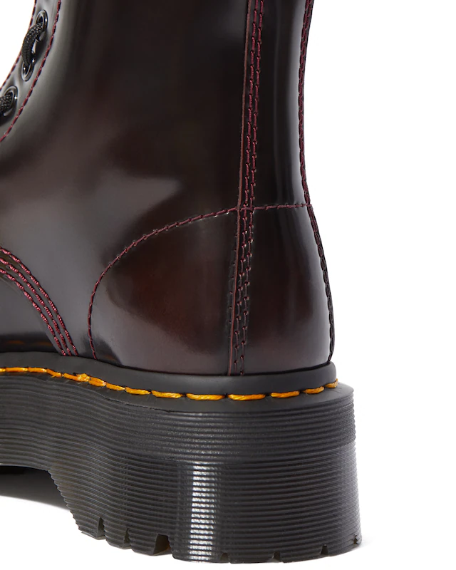 DR. MARTENS Schnürboots »Sinclair Gemilltes Nappaleder Plateaustiefel« Plateauboots, Chunky Boot mit Front-Reißverschluss