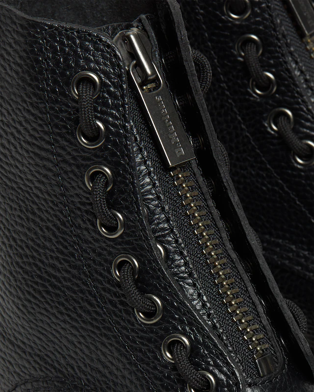 DR. MARTENS Schnürboots »Sinclair Gemilltes Nappaleder Plateaustiefel« Plateauboots, Chunky Boot mit Front-Reißverschluss