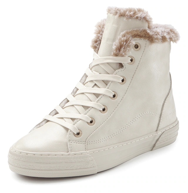 Elbsand Stiefelette »Stiefel, Boots, Schnürstiefelette, Sneaker, Schnürschuh« mit kuscheligem Futter VEGAN