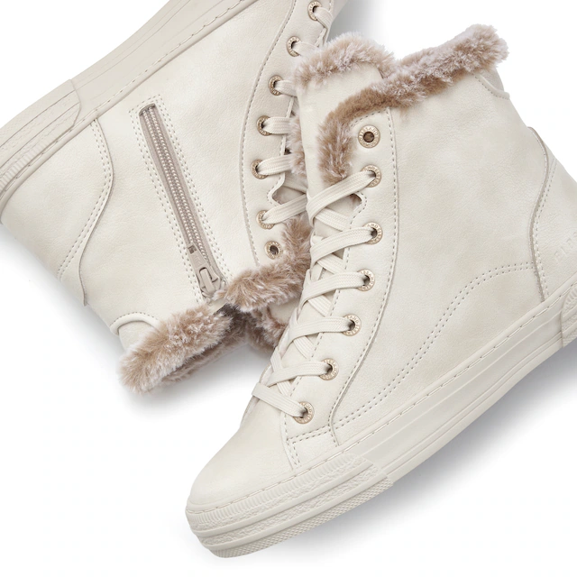 Elbsand Stiefelette »Stiefel, Boots, Schnürstiefelette, Sneaker, Schnürschuh« mit kuscheligem Futter VEGAN