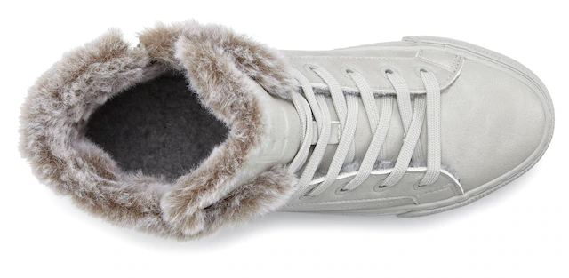 Elbsand Stiefelette »Stiefel, Boots, Schnürstiefelette, Sneaker, Schnürschuh« mit kuscheligem Futter VEGAN