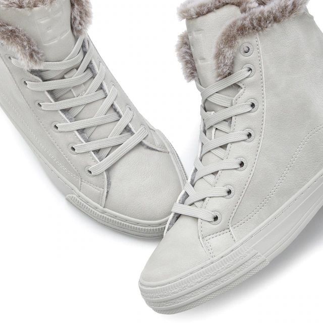 Elbsand Stiefelette »Stiefel, Boots, Schnürstiefelette, Sneaker, Schnürschuh« mit kuscheligem Futter VEGAN