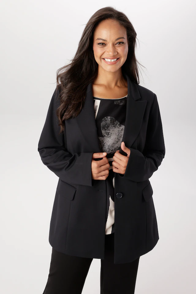 Aniston PLUS Jerseyblazer aus super bequemer elastischer Qualität