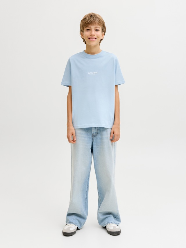 Jack & Jones Junior Rundhalsshirt »JJESOHO TEE SS CREW NECK NOOS JNR« Baumwolle, locker geschnitten