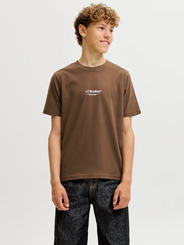 Jack & Jones Junior Rundhalsshirt »JJESOHO TEE SS CREW NECK NOOS JNR« Baumwolle, locker geschnitten