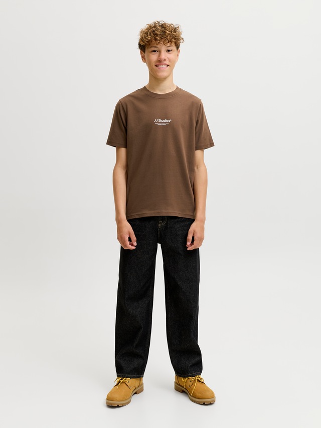 Jack & Jones Junior Rundhalsshirt »JJESOHO TEE SS CREW NECK NOOS JNR« Baumwolle, locker geschnitten