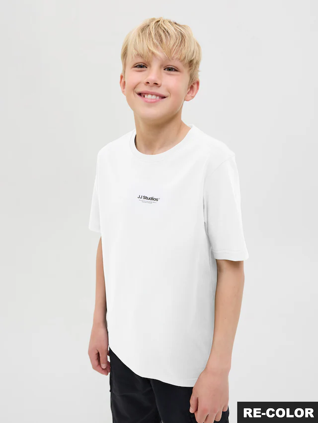 Jack & Jones Junior Rundhalsshirt »JJESOHO TEE SS CREW NECK NOOS JNR« Baumwolle, locker geschnitten