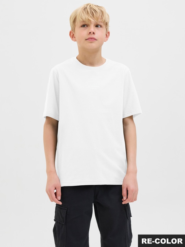 Jack & Jones Junior Rundhalsshirt »JJESOHO TEE SS CREW NECK NOOS JNR« Baumwolle, locker geschnitten