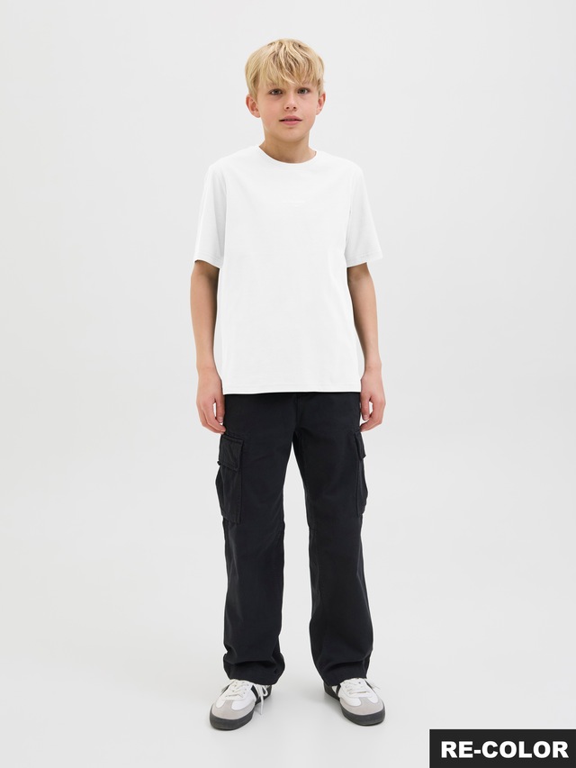 Jack & Jones Junior Rundhalsshirt »JJESOHO TEE SS CREW NECK NOOS JNR« Baumwolle, locker geschnitten