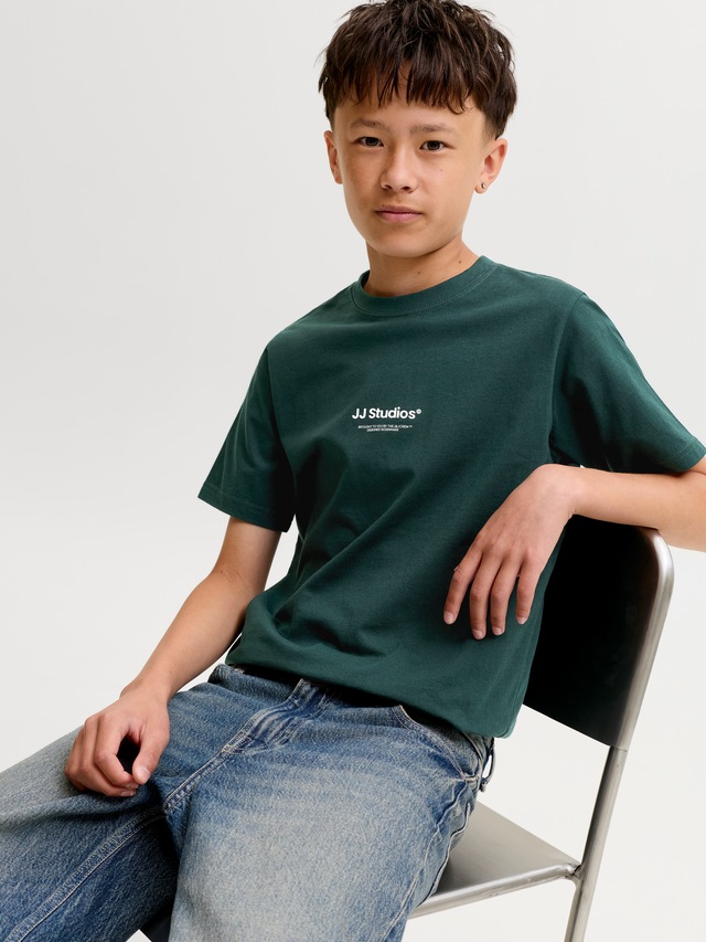 Jack & Jones Junior Rundhalsshirt »JJESOHO TEE SS CREW NECK NOOS JNR« Baumwolle, locker geschnitten