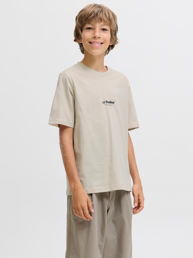 Jack & Jones Junior Rundhalsshirt »JJESOHO TEE SS CREW NECK NOOS JNR« Baumwolle, locker geschnitten