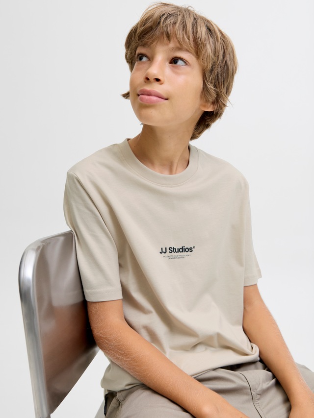Jack & Jones Junior Rundhalsshirt »JJESOHO TEE SS CREW NECK NOOS JNR« Baumwolle, locker geschnitten