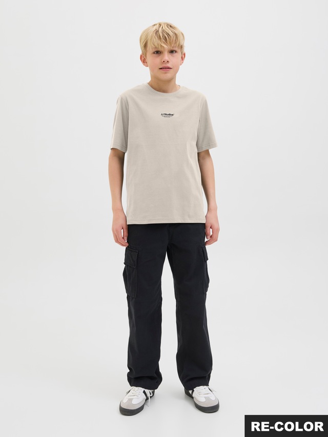 Jack & Jones Junior Rundhalsshirt »JJESOHO TEE SS CREW NECK NOOS JNR« Baumwolle, locker geschnitten