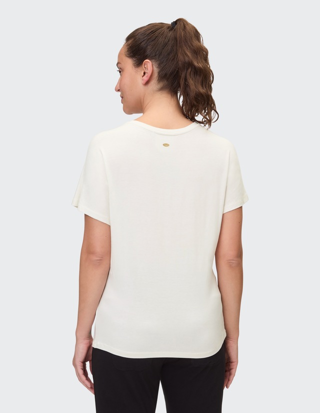 Venice Beach T-Shirt »T-SHIRT EILEEN« Kurzarm-Design, mit Rundhalsausschnitt, aus Modal und Elasthan