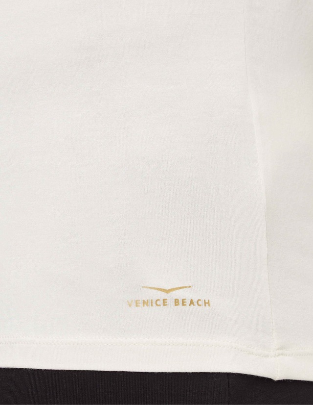 Venice Beach T-Shirt »T-SHIRT EILEEN« Kurzarm-Design, mit Rundhalsausschnitt, aus Modal und Elasthan