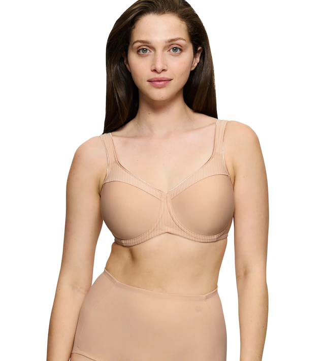 Triumph Minimizer-BH »Modern Soft+Cotton« verkleinert die Brust optisch um eine Cup-Größe