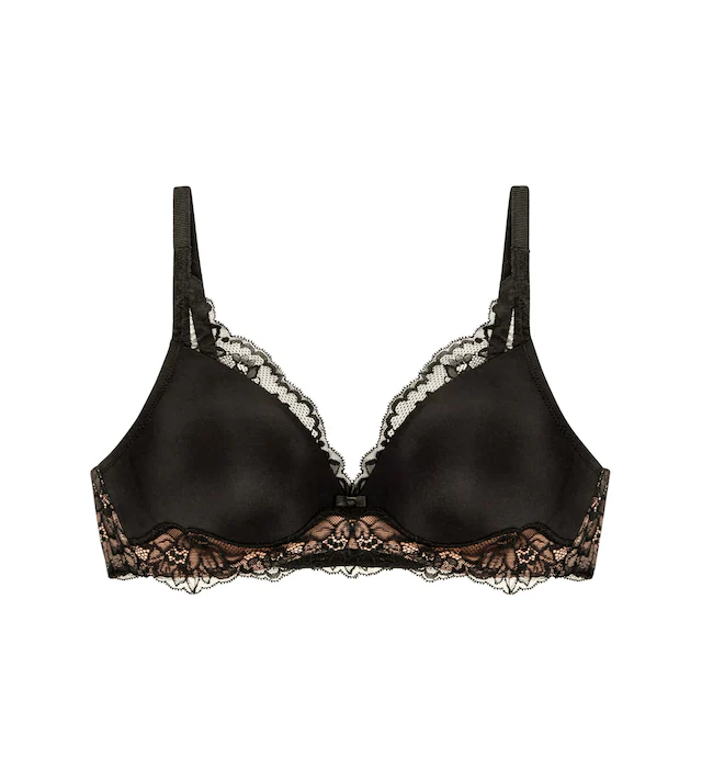 Triumph Bügelloser BH »Amourette Charm« Stretch-Spitze, tiefer V-Ausschnitt, weich, leichte Polsterung