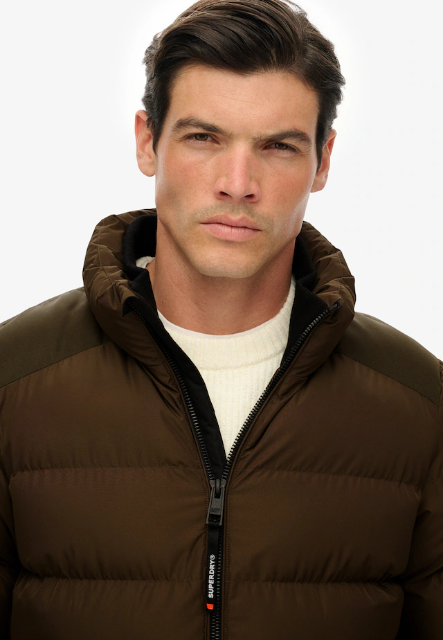 Superdry Steppjacke »SPORTS PUFFER JACKET« ohne Kapuze mit Relaxed Fit