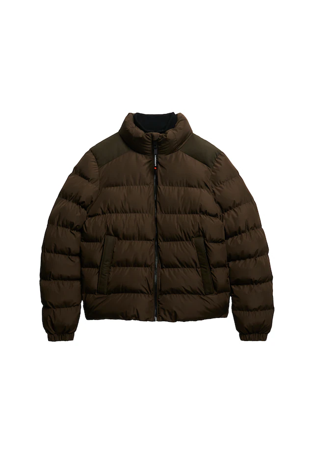 Superdry Steppjacke »SPORTS PUFFER JACKET« ohne Kapuze mit Relaxed Fit