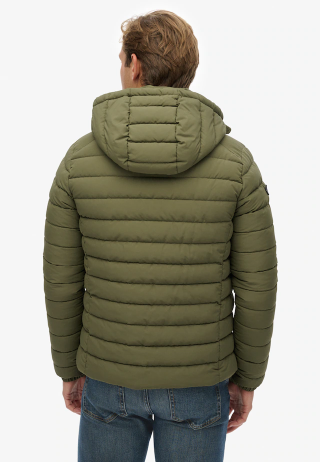 Superdry Steppjacke »HOODED FUJI PADDED JACKET« mit Kapuze Slim Fit, aus Polyester, mit Reißverschluss, pflegeleicht