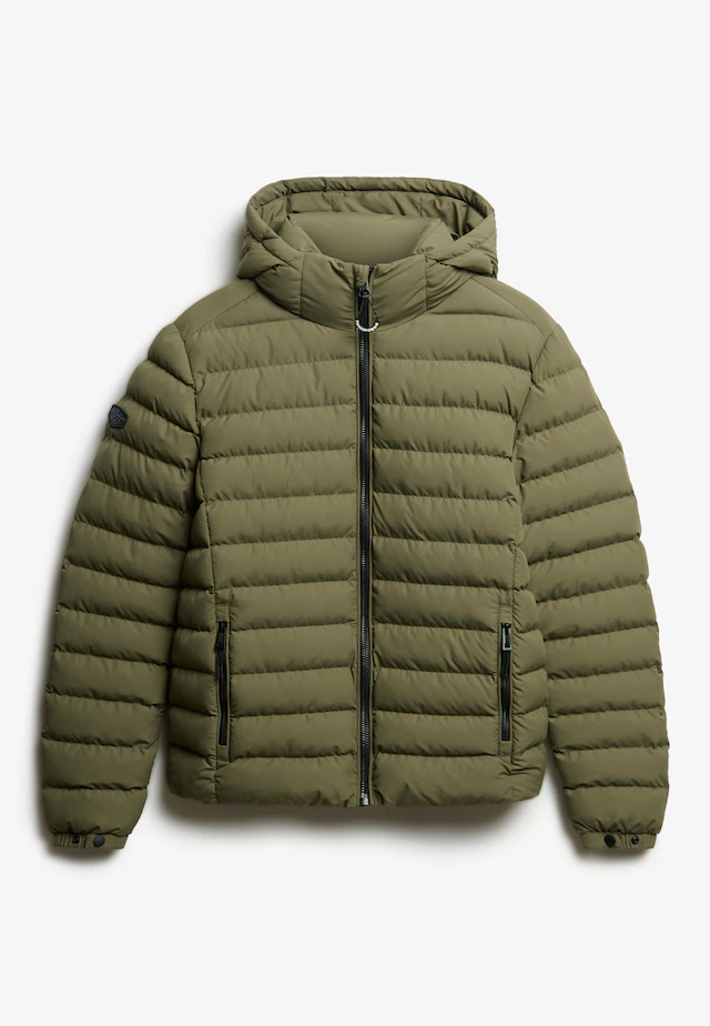 Superdry Steppjacke »HOODED FUJI PADDED JACKET« mit Kapuze Slim Fit, aus Polyester, mit Reißverschluss, pflegeleicht