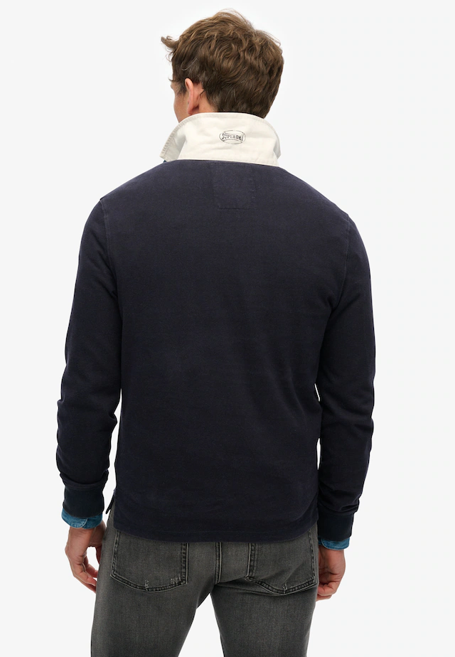 Superdry Langarmshirt »VINTAGE ATHLETIC RUGBY« Baumwolle, relaxed fit