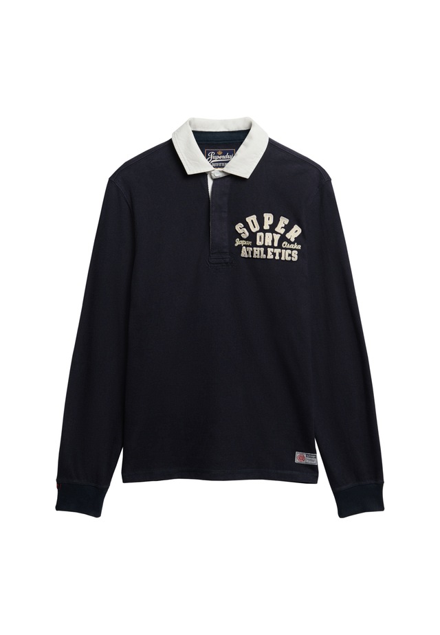 Superdry Langarmshirt »VINTAGE ATHLETIC RUGBY« Baumwolle, relaxed fit