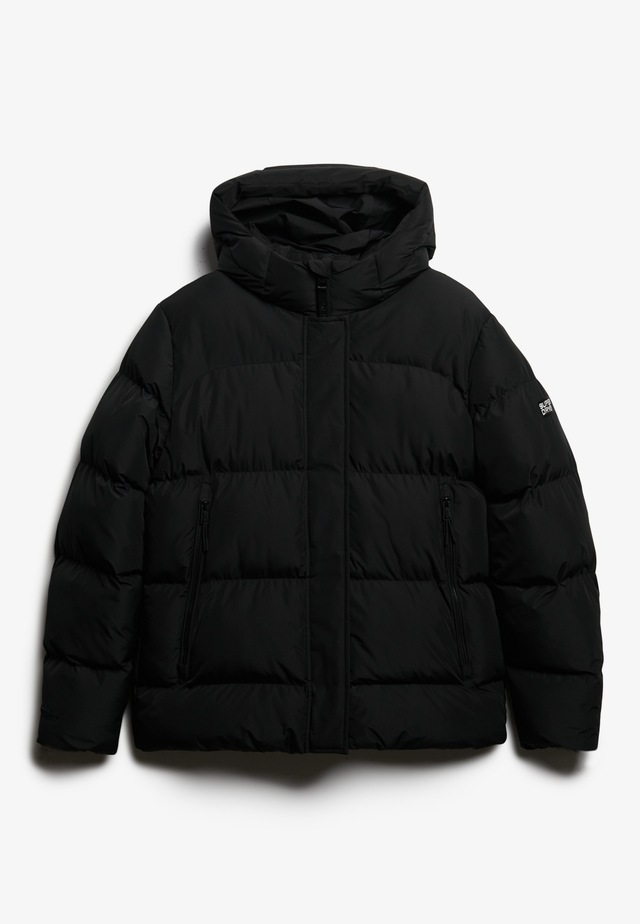Superdry Steppjacke »HOODED 5 BAFFLE SPORTS PUFFER« mit Kapuze mit Reißverschluss, aus Polyester und Kunstfaser, Relaxed Fit