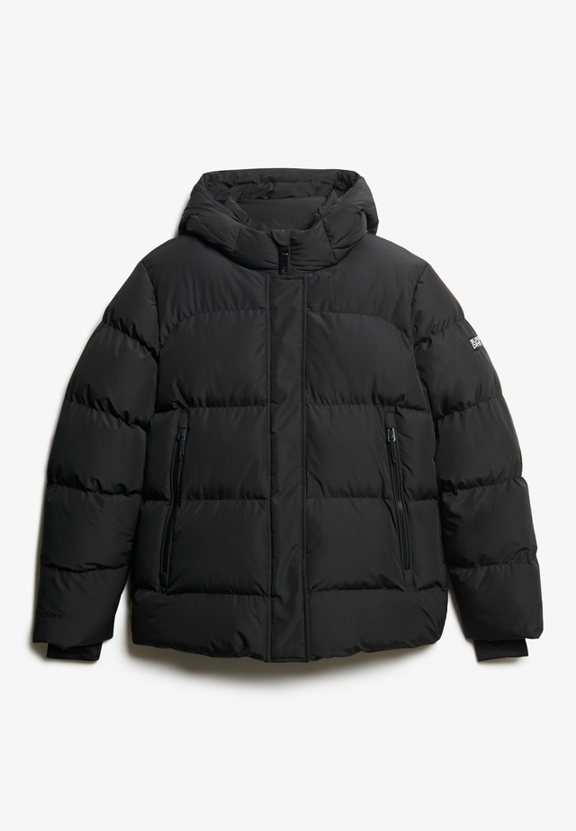 Superdry Steppjacke »HOODED 5 BAFFLE SPORTS PUFFER« mit Kapuze mit Reißverschluss, aus Polyester und Kunstfaser, Relaxed Fit