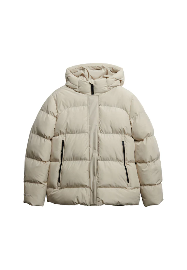 Superdry Steppjacke »HOODED 5 BAFFLE SPORTS PUFFER« mit Kapuze mit Reißverschluss, aus Polyester und Kunstfaser, Relaxed Fit