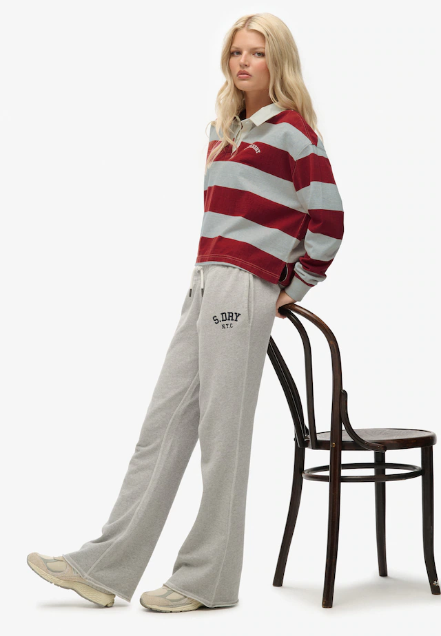 Superdry Sweathose »ATHLETIC EMB FLARE JOGGER« Baumwolle, slim fit