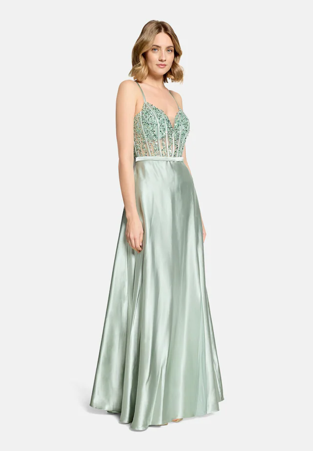 Vera Mont Abendkleid »Damen mit Stickerei« Nahttasche Glitzersteine