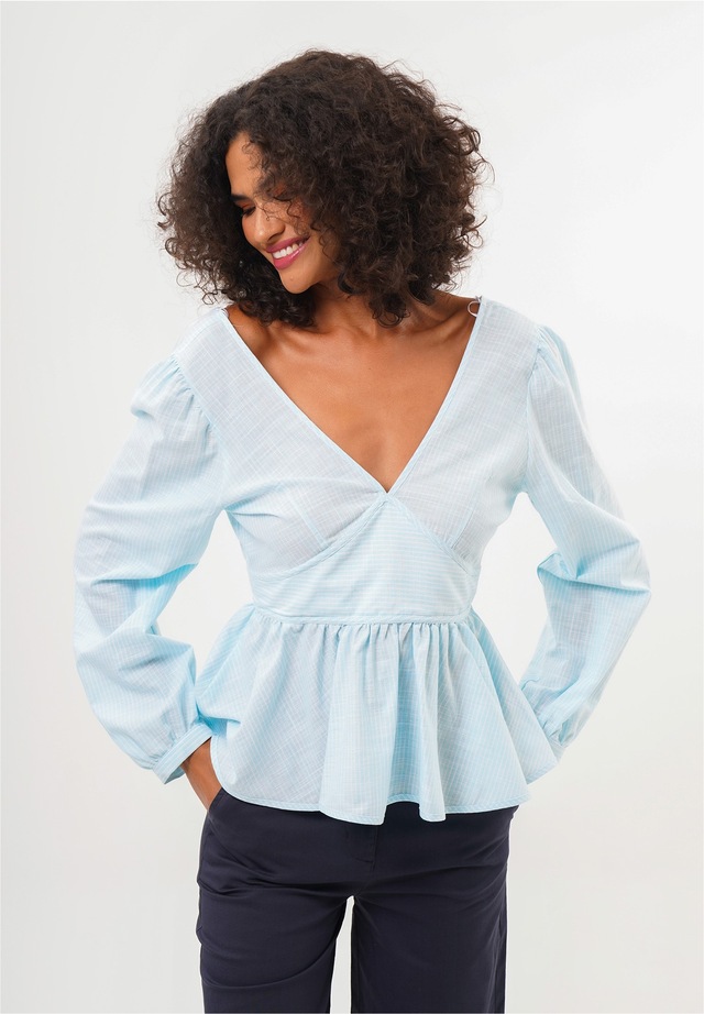 freshlions Klassische Bluse »Brielle« 1 Stk. mit gestreiftem Design