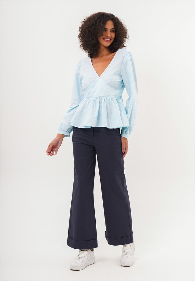 freshlions Klassische Bluse »Brielle« 1 Stk. mit gestreiftem Design