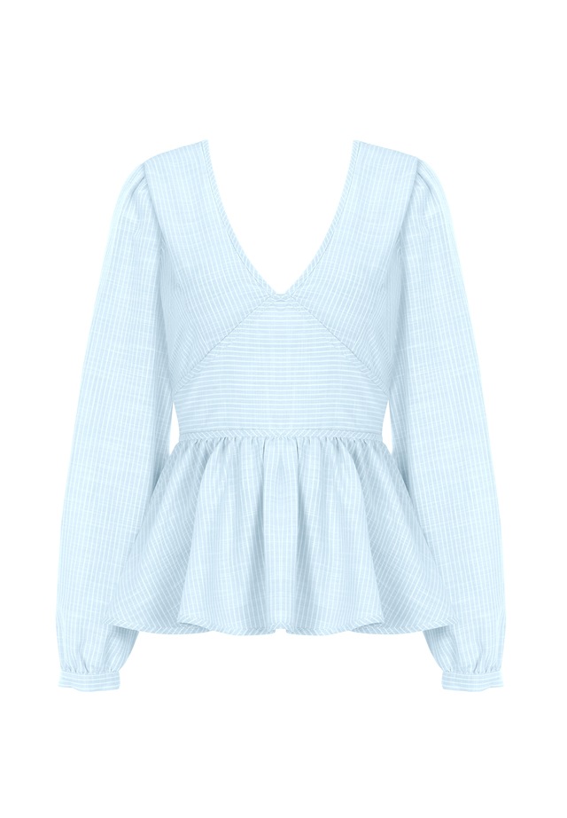 freshlions Klassische Bluse »Brielle« 1 Stk. mit gestreiftem Design