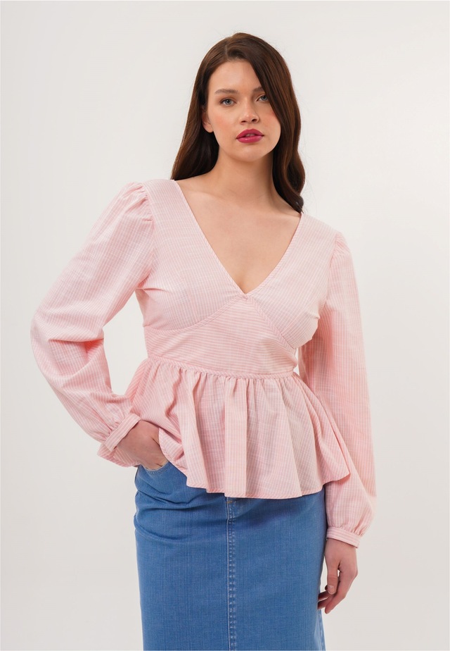 freshlions Klassische Bluse »Brielle« 1 Stk. mit gestreiftem Design