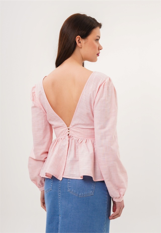 freshlions Klassische Bluse »Brielle« 1 Stk. mit gestreiftem Design